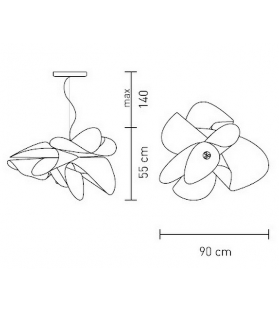 Etoile Slamp Lampada a Sospensione