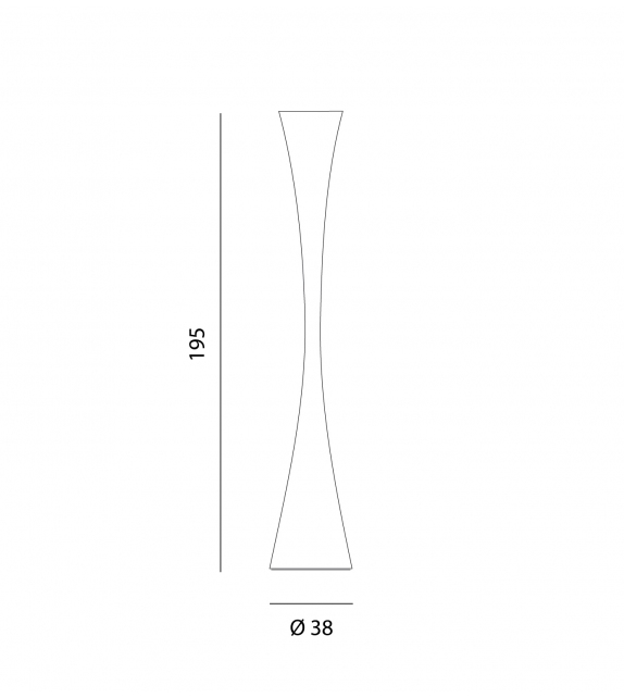 Biconica Martinelli Luce Floor Lamp
