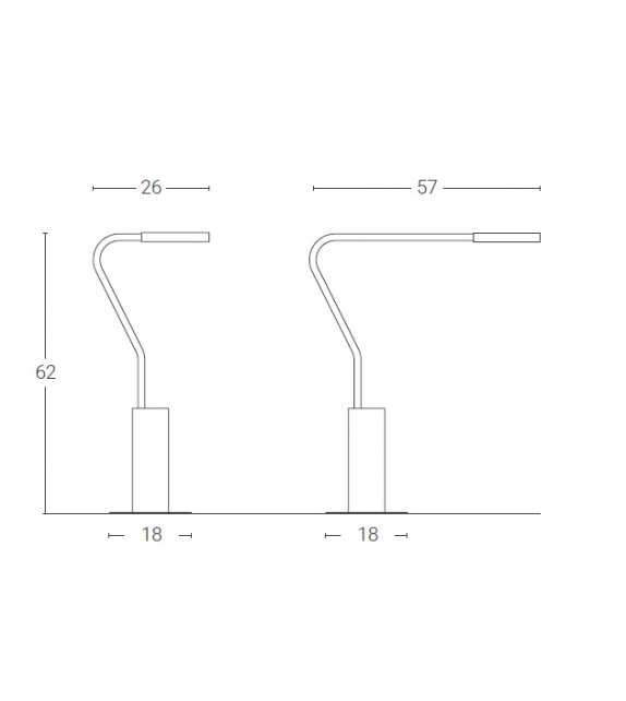 Meta Zava Lampe de Table