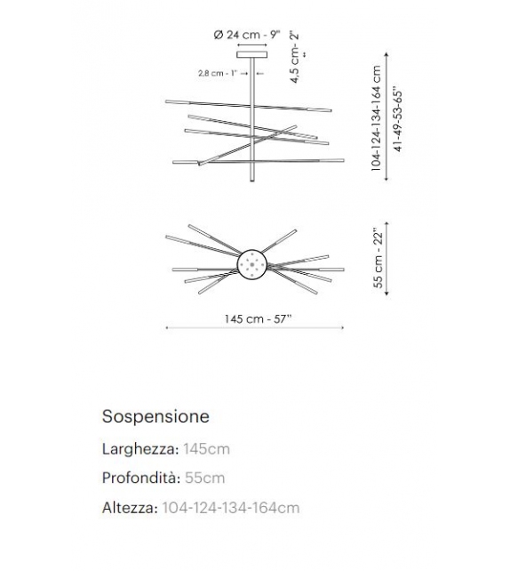 Crossroad Bonaldo Pendant Lamp