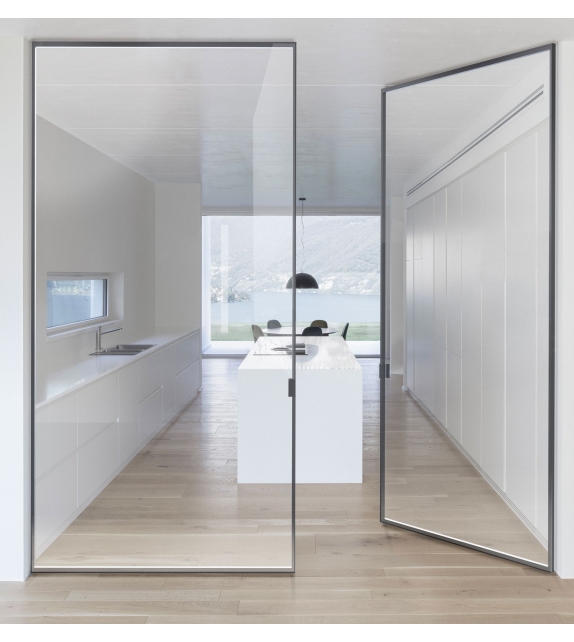 Como Pivot Vetro Singolo Viva Schwenktür