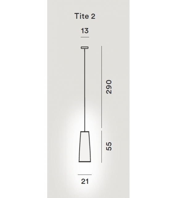 Ready for shipping - Tite 2 Foscarini Suspension Lamp