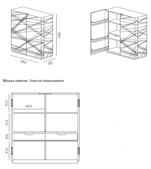 Graffio Sideboard DeCastelli