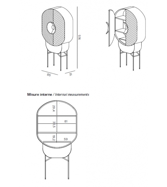 Polifemo DeCastelli Cabinet
