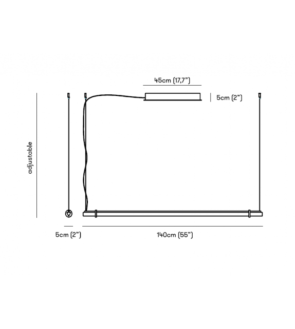 Optical 1 Venicem Suspension Lamp
