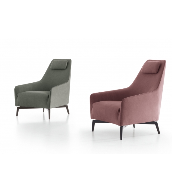 Carol Alivar Fauteuil avec Base en Bois