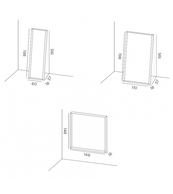 Frame DeCastelli Specchiera