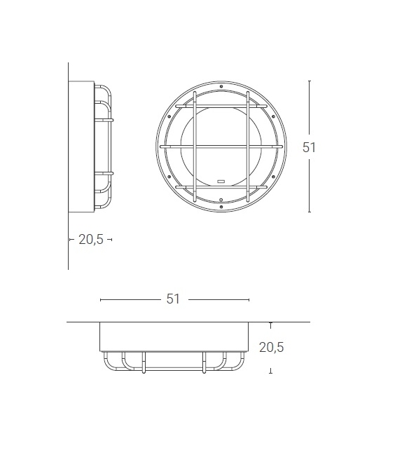 Cantiere Zava Deckenleuchte