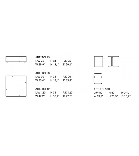 Toledo Alivar Couchtisch