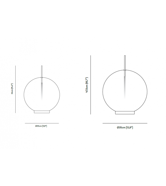 Misty Venicem Lámpara de Mesa