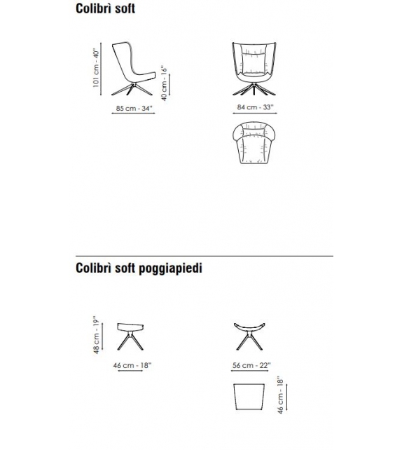 Colibrì Soft Bonaldo Armchair