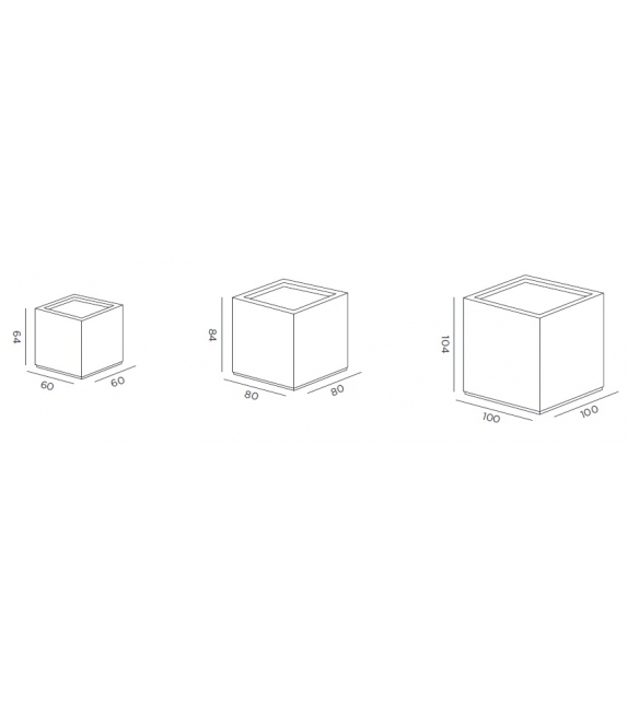 Cube DeCastelli Boîte à Fleurs