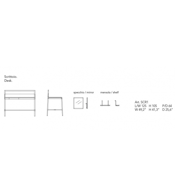 Scribe Alivar Schreibtisch