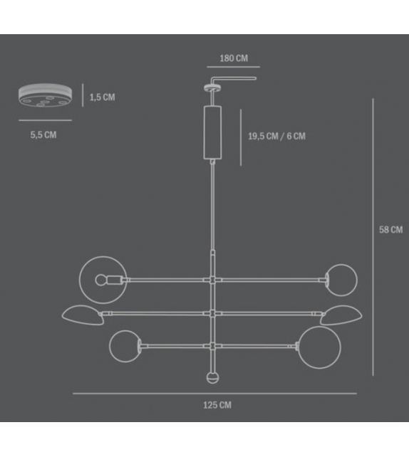 Sahn 101 Copenhagen Lampadario