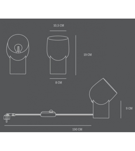 Pivot 101 Copenhagen Lampada da Tavolo