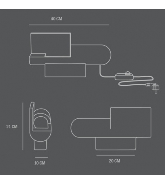 Brutalist 101 Copenhagen Lampe de Table