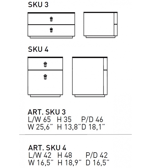 Kube Alivar Table de Chevet