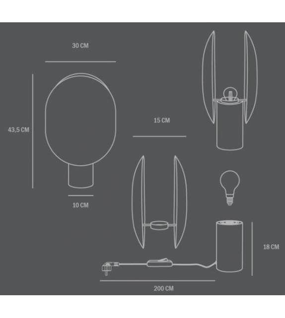 Clam 101 Copenhagen Table Lamp