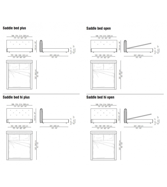 Saddle Plus Bonaldo Lit