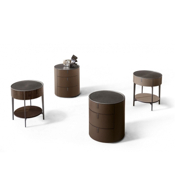 Round Alivar Comodino