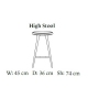 Versandfertig - High Stool Mater Hocker