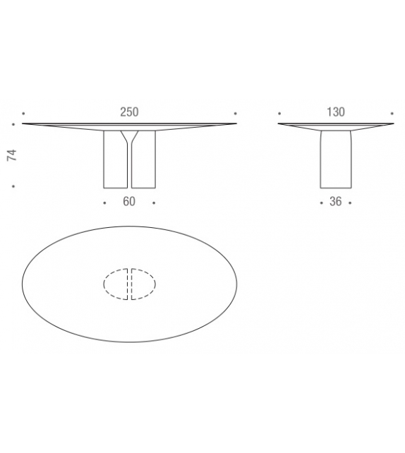 Listo para entregar - NVL Table MDF Italia Mesa