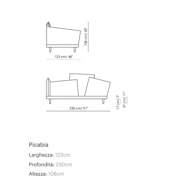 Picabia Bonaldo Cama Individual