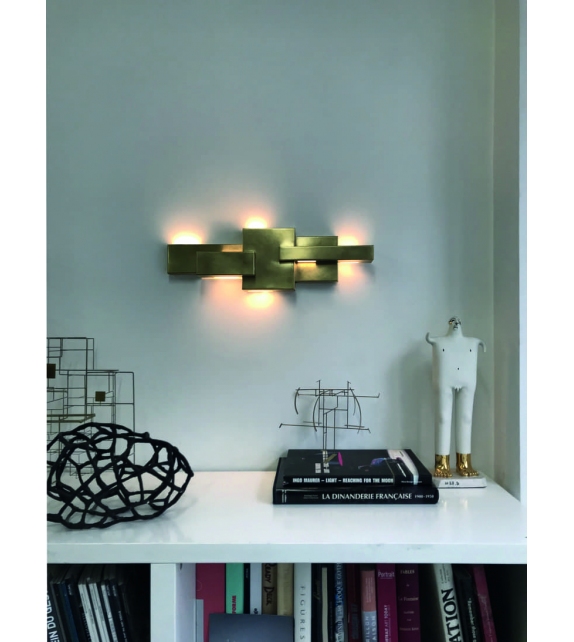 Mallet H Ombre Portée Lámpara de Pared