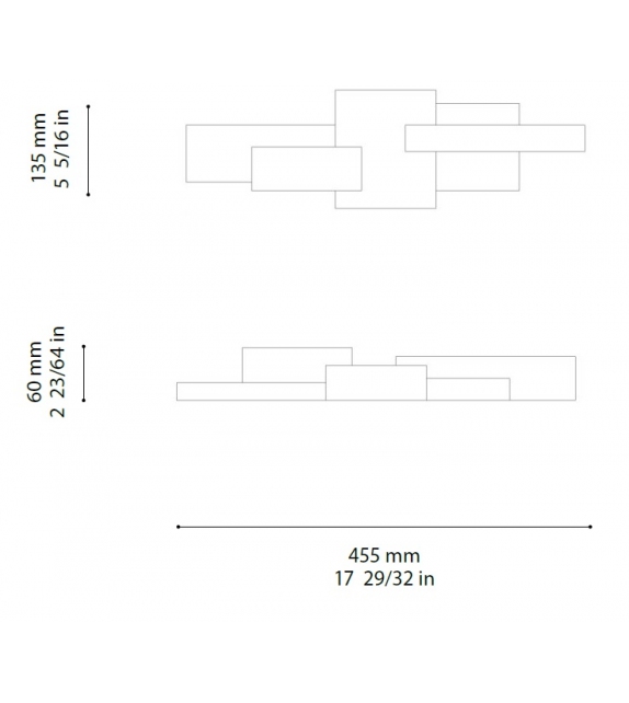 Mallet H Ombre Portée Applique