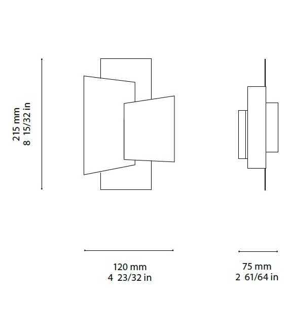 Portafoglio Ombre Portée Applique