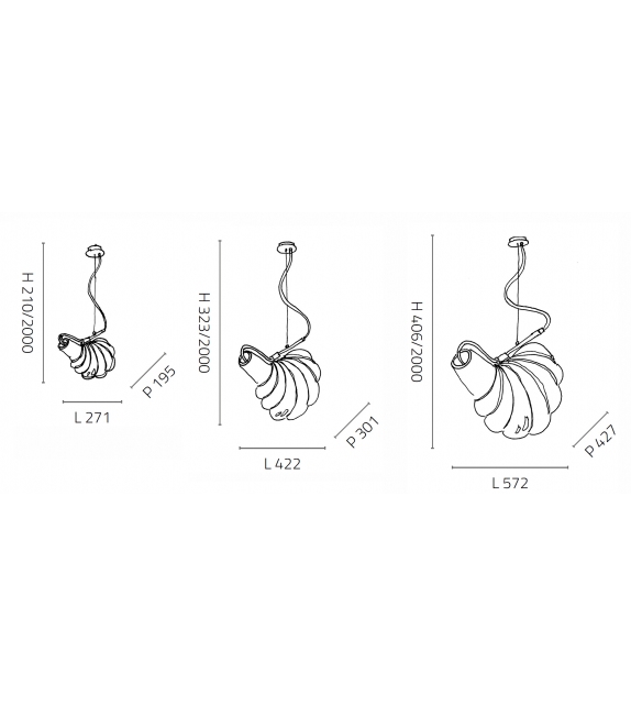 Attimo Fisionarte Pendat Lamp