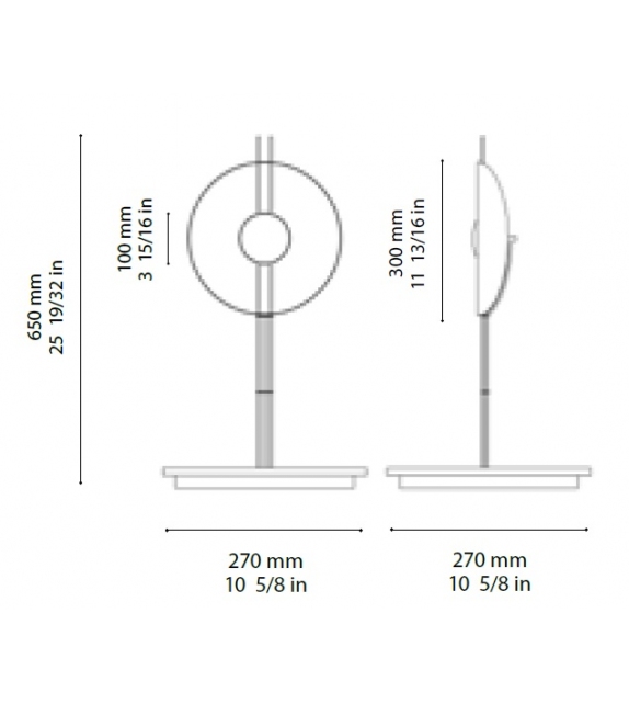 Leo-G Ombre Portée Lampe de Table