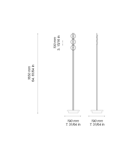 Sybarite Ombre Portée Lámpara de Mesa