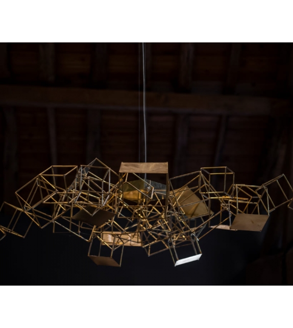 Cube Ombre Portée Lámpara de Suspensión