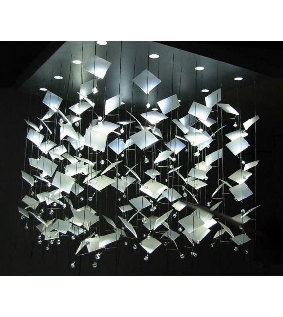 Diaphane Ombre Portée Pendant Lamp