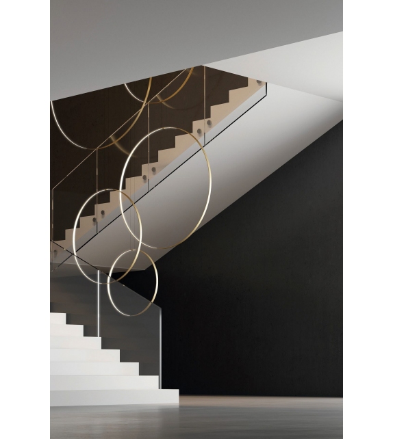 Rings Verticale Zava Lampe de Suspension