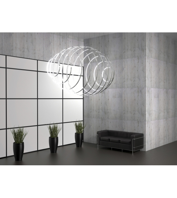 Rings Verticale Zava Suspension Lamp