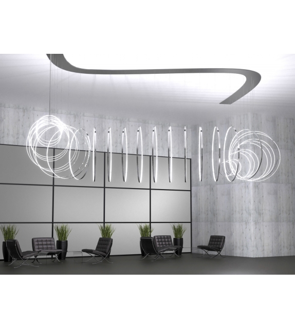 Rings Verticale Zava Lampe de Suspension