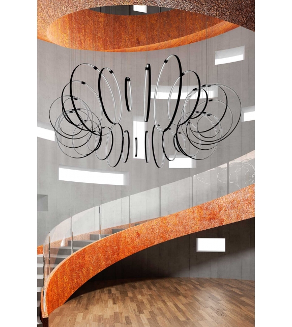 Rings Verticale Zava Suspension Lamp