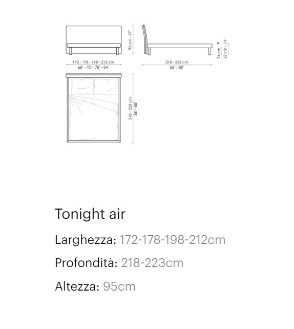 Tonight Air Bonaldo Bed