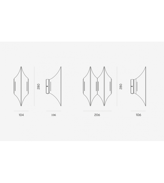 Gothic Lyfa Lampada da Parete