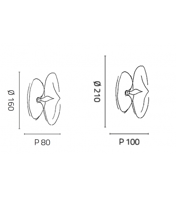 Essenza Fisionarte Lámpara de Pared