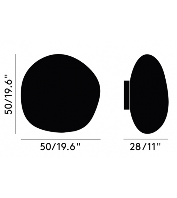 Versandfertig - Melt Surface LED Tom Dixon Wandleuchte