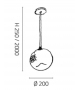 Luce Sphere Fisionarte Pendat Lamp