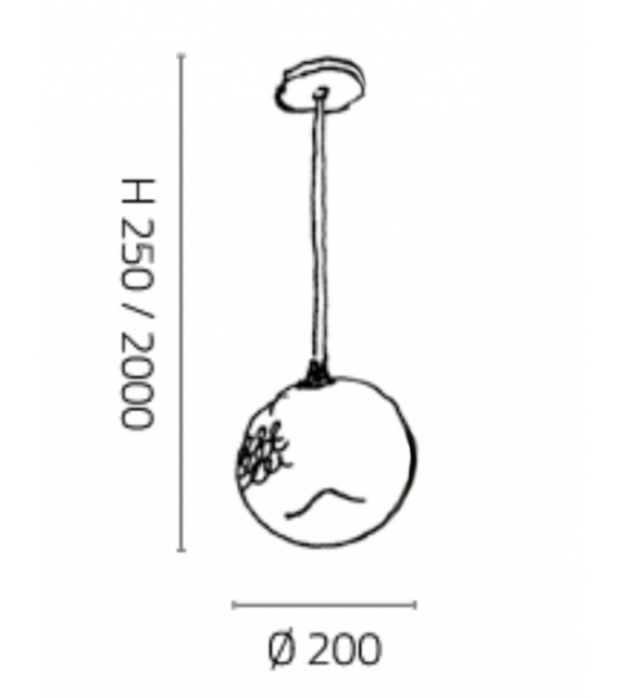 Luce Sphere Fisionarte Pendat Lamp