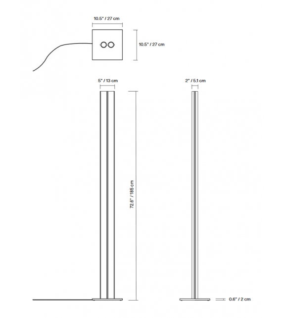 Silo 2FG Lambert&Fils Table Lamp