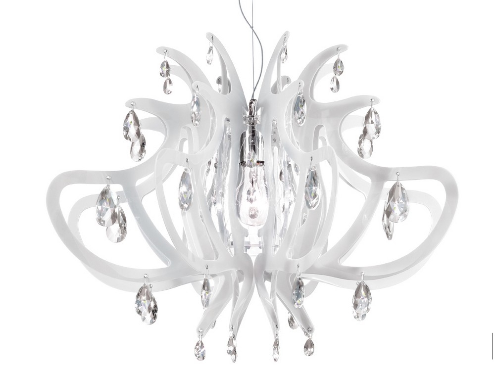 新品★SLAMP★ LILLIBETホワイトシャンデリア✫お値引き可能✫ Lillibet Slamp Pendant Lamp - Miliashop