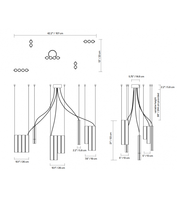 Silo 13 Lambert&Fils Hängeleuchte