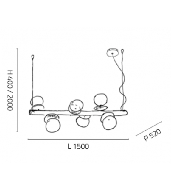 Unica Fisionarte Lampadario
