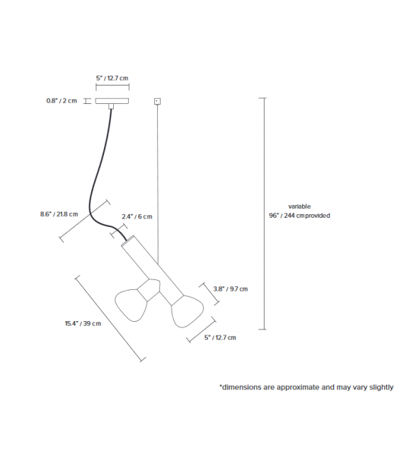 Parc 03 Lambert&Fils Lámpara de Suspensión